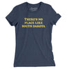There's No Place Like South Dakota Women's T-Shirt-Indigo-Allegiant Goods Co. Vintage Sports Apparel