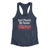 Don't Phoenix My Tucson Women's Racerback Tank-Indigo-Allegiant Goods Co. Vintage Sports Apparel