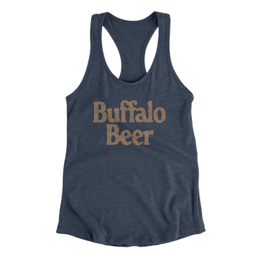 Buffalo Beer Women's Racerback Tank-Allegiant Goods Co. Vintage Sports Apparel