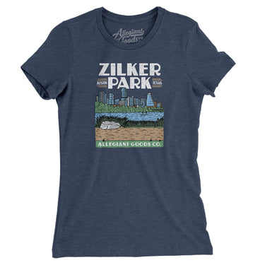 Zilker Park Women's T-Shirt-Allegiant Goods Co. Vintage Sports Apparel