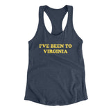 I've Been To Virginia Women's Racerback Tank-Allegiant Goods Co. Vintage Sports Apparel