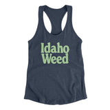 Idaho Weed Women's Racerback Tank-Allegiant Goods Co. Vintage Sports Apparel