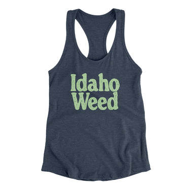 Idaho Weed Women's Racerback Tank-Allegiant Goods Co. Vintage Sports Apparel