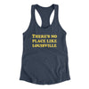 There's No Place Like Louisville Women's Racerback Tank-Indigo-Allegiant Goods Co. Vintage Sports Apparel