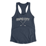 Rapid City Golf Women's Racerback Tank-Indigo-Allegiant Goods Co. Vintage Sports Apparel