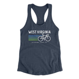 West Virginia Cycling Women's Racerback Tank-Allegiant Goods Co. Vintage Sports Apparel
