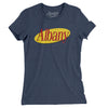 Albany Seinfeld Women's T-Shirt-Indigo-Allegiant Goods Co. Vintage Sports Apparel