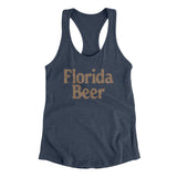 Florida Beer Women's Racerback Tank-Allegiant Goods Co. Vintage Sports Apparel
