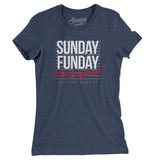 Sunday Funday New England Women's T-Shirt-Allegiant Goods Co. Vintage Sports Apparel