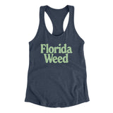Florida Weed Women's Racerback Tank-Allegiant Goods Co. Vintage Sports Apparel