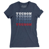 Tucson Repeat Women's T-Shirt-Indigo-Allegiant Goods Co. Vintage Sports Apparel