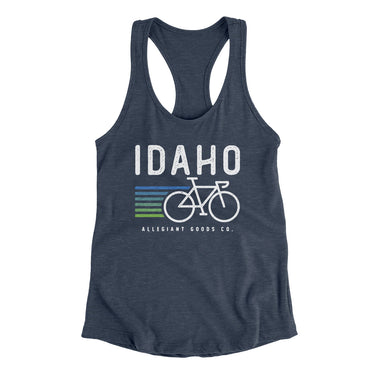 Idaho Cycling Women's Racerback Tank-Allegiant Goods Co. Vintage Sports Apparel