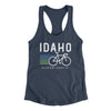 Idaho Cycling Women's Racerback Tank-Indigo-Allegiant Goods Co. Vintage Sports Apparel