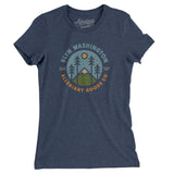Blye Washington Retro Badge Women's T-Shirt-Indigo-Allegiant Goods Co. Vintage Sports Apparel