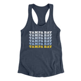 Tampa Bay Repeat Women's Racerback Tank-Allegiant Goods Co. Vintage Sports Apparel
