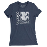 Sunday Funday Dallas Women's T-Shirt-Allegiant Goods Co. Vintage Sports Apparel