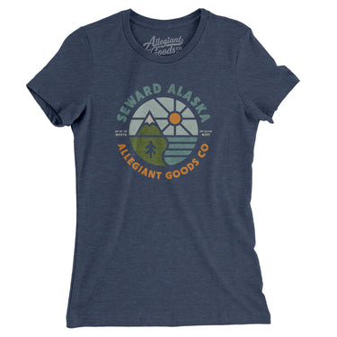 Seward Alaska Retro Badge Women's T-Shirt-Allegiant Goods Co. Vintage Sports Apparel