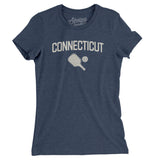 Connecticut Pickleball Women's T-Shirt-Indigo-Allegiant Goods Co. Vintage Sports Apparel