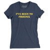 I've Been To Phoenix Women's T-Shirt-Indigo-Allegiant Goods Co. Vintage Sports Apparel