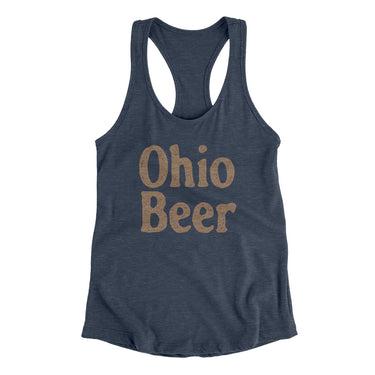 Ohio Beer Women's Racerback Tank-Allegiant Goods Co. Vintage Sports Apparel