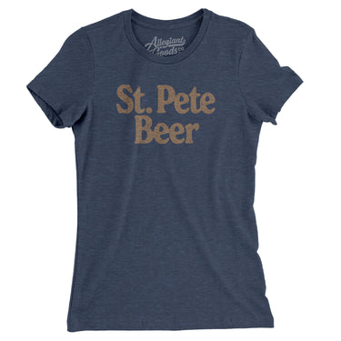 St. Pete Beer Women's T-Shirt-Allegiant Goods Co. Vintage Sports Apparel