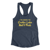 I've Been To Crater Lake National Park Women's Racerback Tank-Allegiant Goods Co. Vintage Sports Apparel