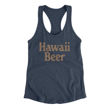 Hawaii Beer Women's Racerback Tank-Allegiant Goods Co. Vintage Sports Apparel