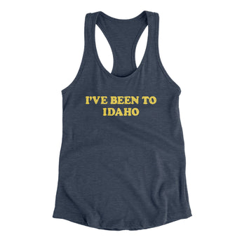 I've Been To Idaho Women's Racerback Tank-Allegiant Goods Co. Vintage Sports Apparel