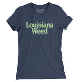 Louisiana Weed Women's T-Shirt-Indigo-Allegiant Goods Co. Vintage Sports Apparel