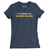 I've Been To Staten Island Women's T-Shirt-Indigo-Allegiant Goods Co. Vintage Sports Apparel