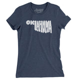Oklahoma State Shape Text Women's T-Shirt-Allegiant Goods Co. Vintage Sports Apparel