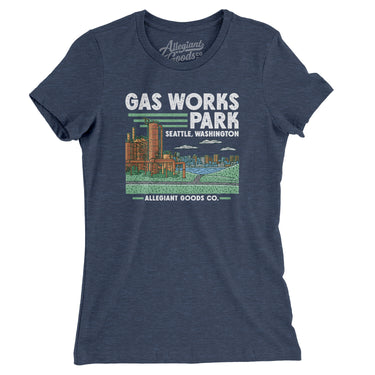 Gas Works Park Women's T-Shirt-Allegiant Goods Co. Vintage Sports Apparel
