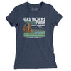 Gas Works Park Women's T-Shirt-Indigo-Allegiant Goods Co. Vintage Sports Apparel