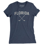 Florida Golf Women's T-Shirt-Indigo-Allegiant Goods Co. Vintage Sports Apparel
