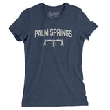 Palm Springs Cycling Women's T-Shirt-Indigo-Allegiant Goods Co. Vintage Sports Apparel
