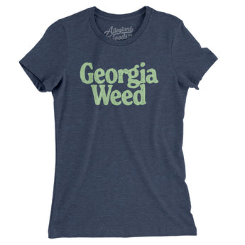 Georgia Weed Women's T-Shirt-Indigo-Allegiant Goods Co. Vintage Sports Apparel