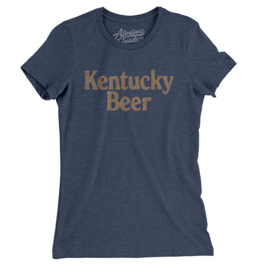 Kentucky Beer Women's T-Shirt-Indigo-Allegiant Goods Co. Vintage Sports Apparel