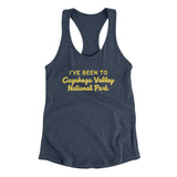 I've Been To Cuyahoga Valley National Park Women's Racerback Tank-Allegiant Goods Co. Vintage Sports Apparel