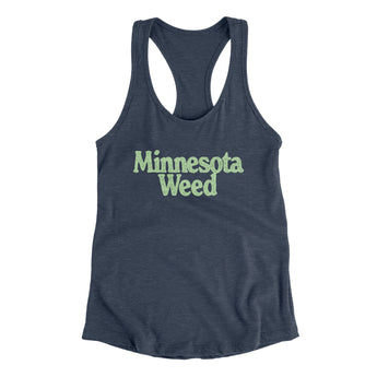 Minnesota Weed Women's Racerback Tank-Allegiant Goods Co. Vintage Sports Apparel