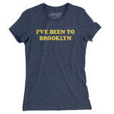 I've Been To Brooklyn Women's T-Shirt-Indigo-Allegiant Goods Co. Vintage Sports Apparel