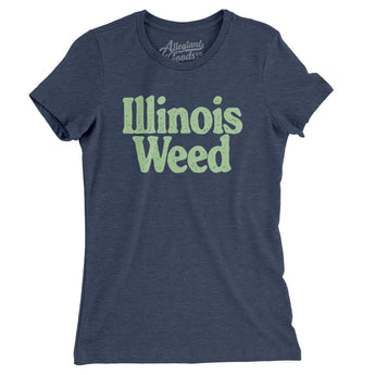 Illinois Weed Women's T-Shirt-Allegiant Goods Co. Vintage Sports Apparel