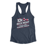 10 Cent Beer Night Women's Racerback Tank-Allegiant Goods Co. Vintage Sports Apparel