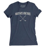 Martha's Vineyard Golf Women's T-Shirt-Indigo-Allegiant Goods Co. Vintage Sports Apparel