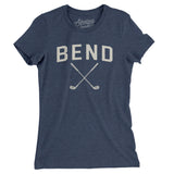 Bend Golf Women's T-Shirt-Indigo-Allegiant Goods Co. Vintage Sports Apparel