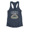 Lincoln Park Women's Racerback Tank-Indigo-Allegiant Goods Co. Vintage Sports Apparel