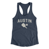 Austin Pickleball Women's Racerback Tank-Indigo-Allegiant Goods Co. Vintage Sports Apparel
