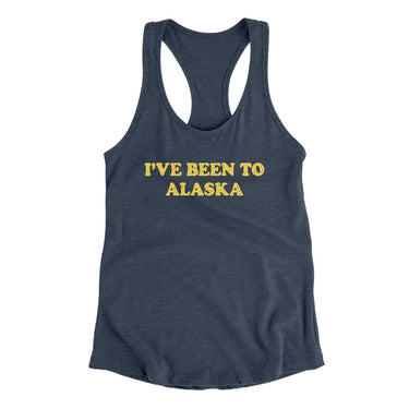 I've Been To Alaska Women's Racerback Tank-Allegiant Goods Co. Vintage Sports Apparel