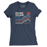 Incline Village Nevada Women's T-Shirt-Indigo-Allegiant Goods Co. Vintage Sports Apparel
