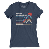 Mount Washington New Hampshire Women's T-Shirt-Indigo-Allegiant Goods Co. Vintage Sports Apparel