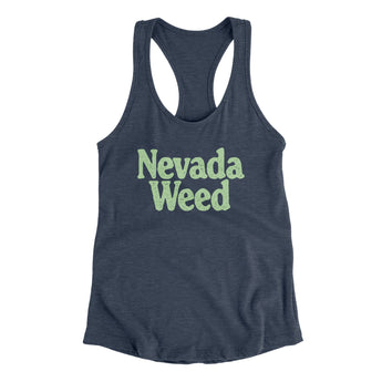 Nevada Weed Women's Racerback Tank-Allegiant Goods Co. Vintage Sports Apparel